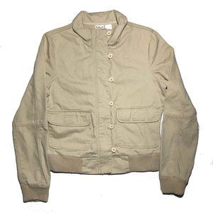 Womens Sz L Rubbish Nordstorm Jacket Military Bomb
